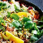 Rote-Bete-, Birnen-, Fenchel- und Jicama-Salat