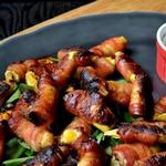 Mit Speck umwickelte Artischocken