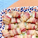 mit Speck umwickelte Käsecracker