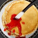 Blutige Pfannkuchen