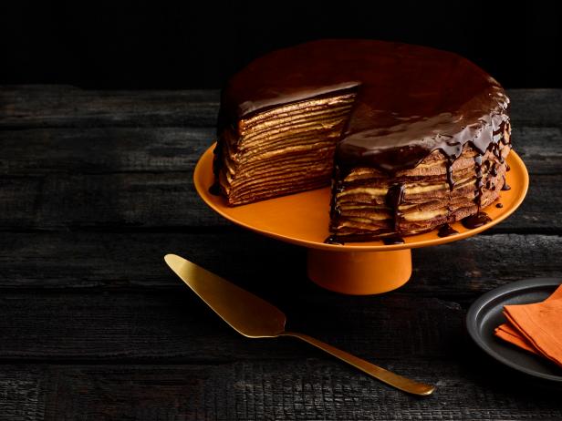 So backt man einen Schokoladen-Kürbis-Pfannkuchen