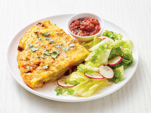 Wie man eine mexikanische Tortilla-Frittata zubereitet