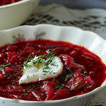 Wirsingkohlsuppe mit Roter Bete