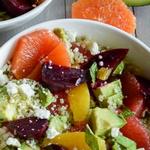 Salat mit Rote Bete und Zitrusfrüchten
