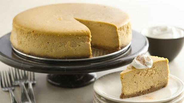 Kürbis-Käsekuchen aus dem Schongarer mit Lebkuchenboden
