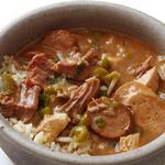Gumbo mit Pute, Hähnchen und Wurst