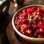 Preiselbeersauce mit Orangen und Fenchel