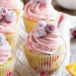 Cupcakes mit Cranberries