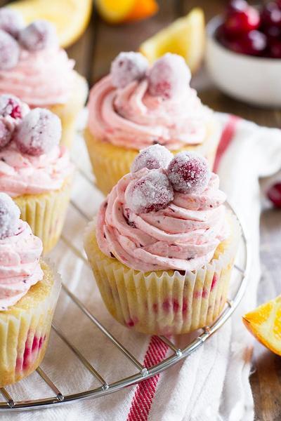 Πώς να φτιάξετε cupcakes με κράνμπερι