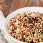 Wildreis mit Cranberries und Orangen