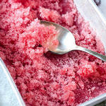 Cranberry-Granita