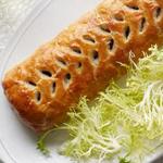 Pilz-Wellington mit Karotten-Sahnesauce