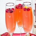 Champagner-Cranberry-Cocktail