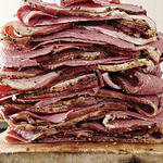 Hausgemachtes Rindfleisch-Pastrami