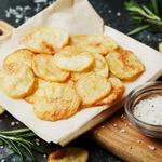 Kartoffelchips im Ofen ohne Öl