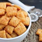 Hausgemachte Käsecracker