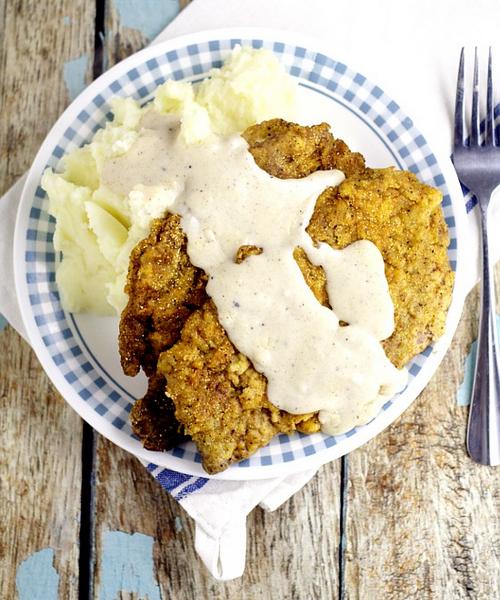 Zubereitung - Gebratenes Hähnchen mit Milchsoße