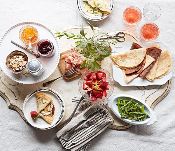 Come preparare pancake con vari ripieni per un buffet o un ricevimento