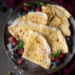 Frühstückspfannkuchen aus der Speisekarte des Restaurants First Awakenings