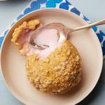 Frittiertes Eis mit Getreidepanade