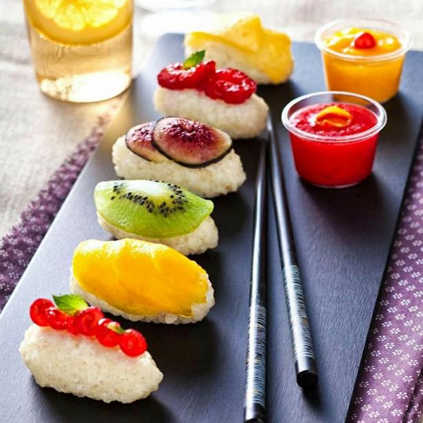 So macht man ungewöhnliches Frucht-Sushi
