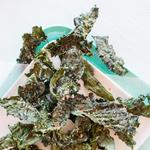 Grünkohlchips mit Zitrone