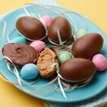 Schokoladeneier mit Erdnussbutterfüllung