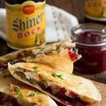 Quesadilla mit grünen Bohnen und Pute