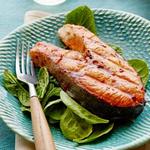 Lachssteak mit Hoisin-Sauce