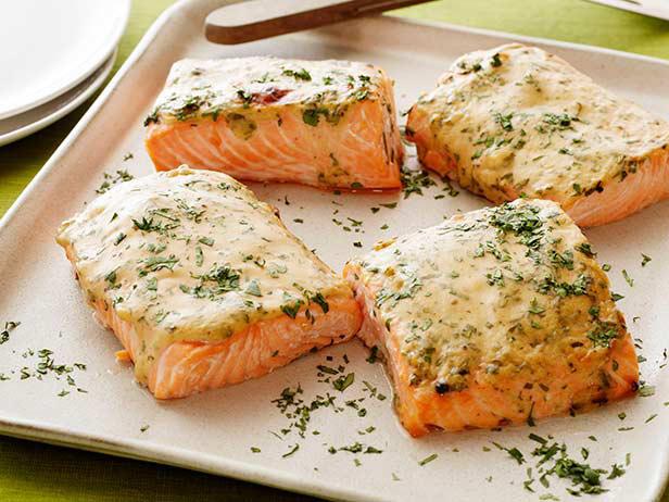 Zubereitung - Gebackener Lachs mit Ahornglasur