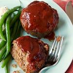 Fleischmuffins mit Barbecue-Sauce