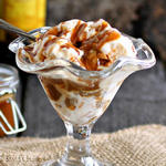 Bourbon-Eiscremesauce