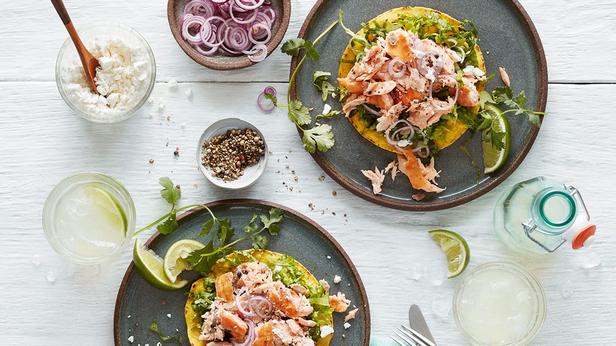 Zubereitung – Quesadilla mit Lachs und sonnengetrockneten Tomaten