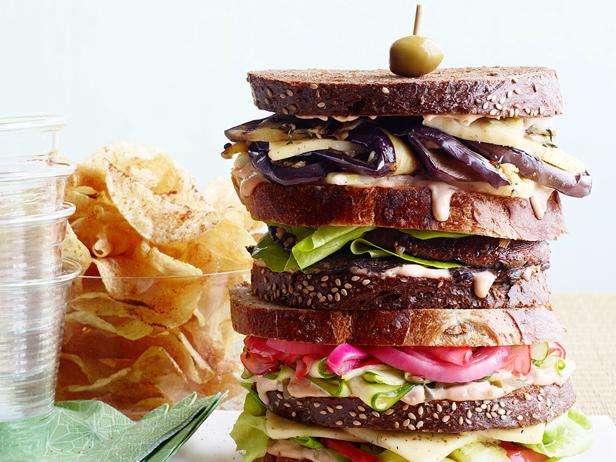 Zubereitung - Auberginen- und Pilzsandwiches nach Dagwood-Art