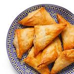 Spanakopita mit Pilzen und Ziegenkäse