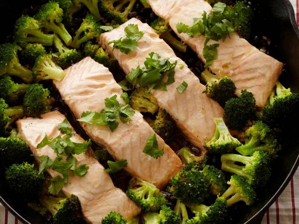 Lachs mit Brokkoli