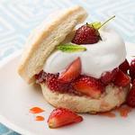 Amerikanischer Erdbeerkuchen