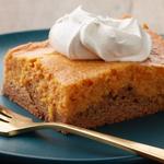 Biskuitkuchen mit Kürbis und Frischkäse