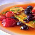 Gegrillter Obstsalat