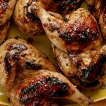 Gegrilltes Cornish Chicken in Jerk-Sauce