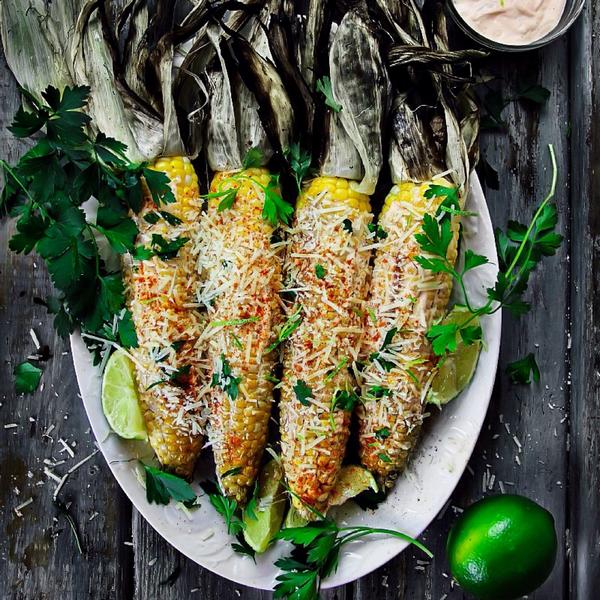Come preparare - Mais grigliato con pesto di coriandolo