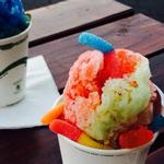 Patbingsu (koreanisches geschabtes Eis)