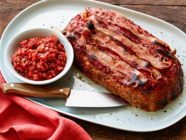 Amerikanischer Hackbraten mit Tomatenrelish
