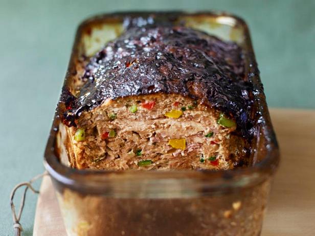 Puten-Gemüse-Hackbraten mit Glasur