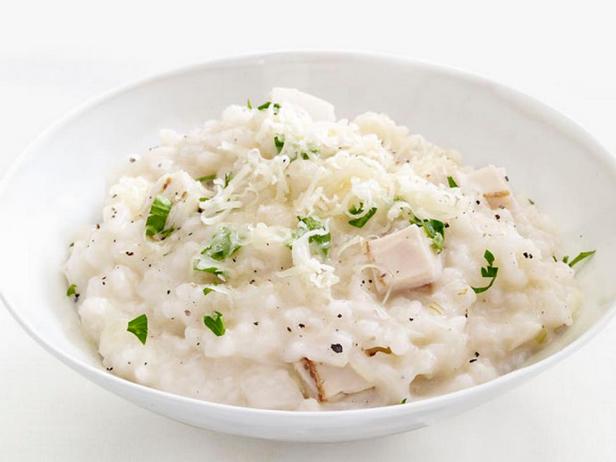 ريزوتو بالجبن والدجاج