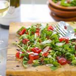 Gegrillter Wassermelonensalat