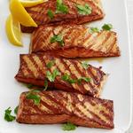 Marokkanischer gegrillter Lachs