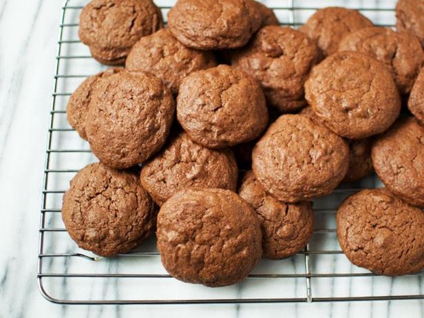 Schokoladenkekse aus Brownie-Teig