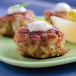 Krabbenküchlein mit Remoulade