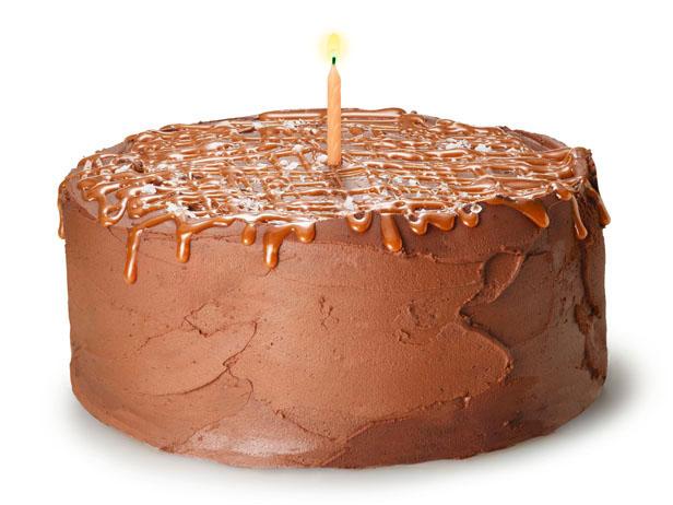 Rezept für Schokoladen-Orangen-Salzkaramell-Kuchen